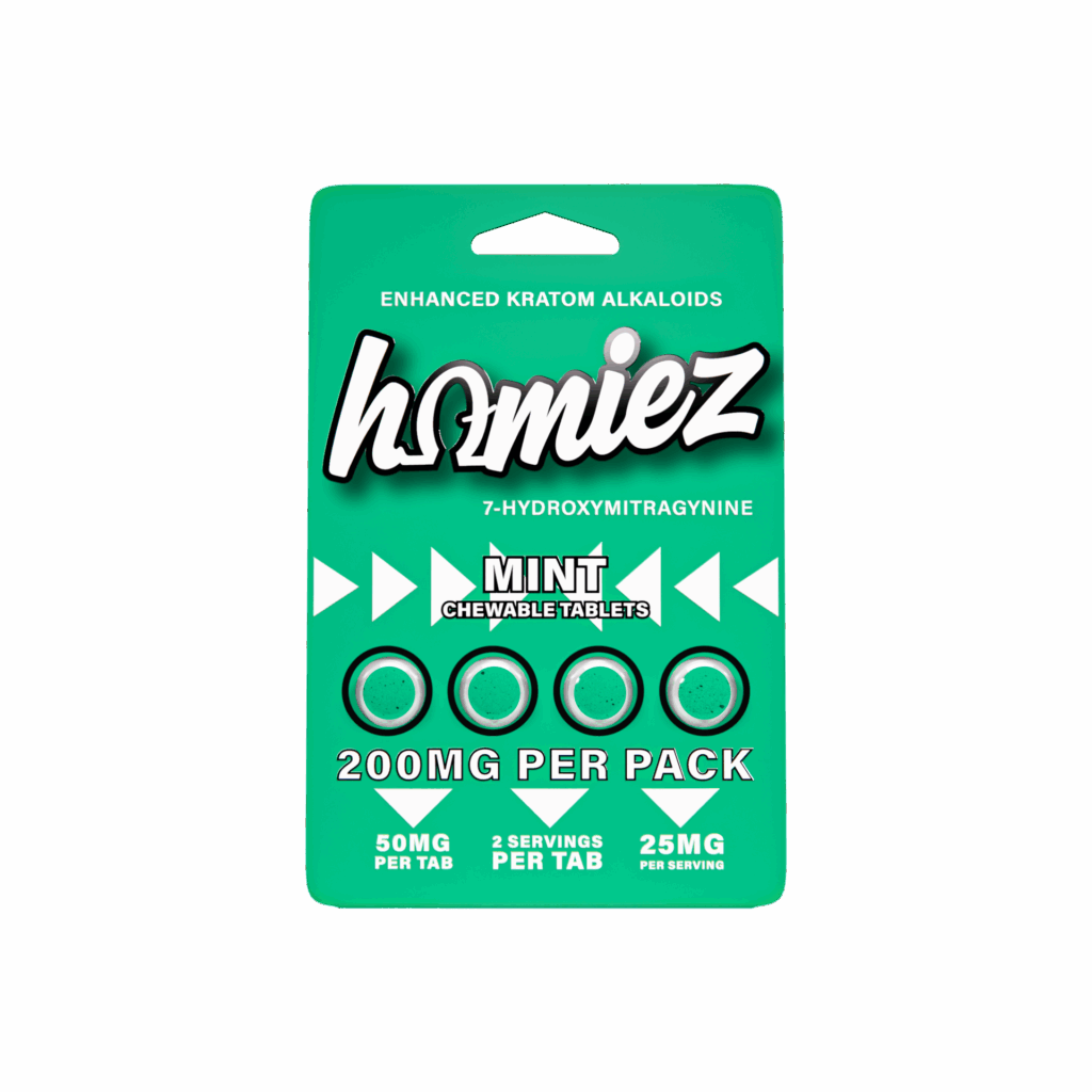 HOMIEZ 7-HYDROXY 50MG TABLET (4CT / PACK)