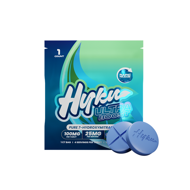 HYKU ULTRA BOOST 100MG TABLET SINGLE COUNT (15CT DISPLAY)