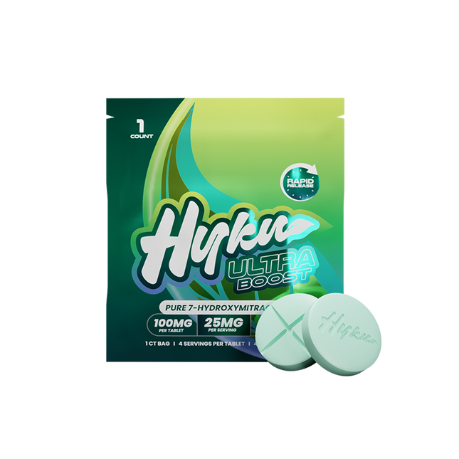 HYKU ULTRA BOOST 100MG TABLET SINGLE COUNT (15CT DISPLAY)