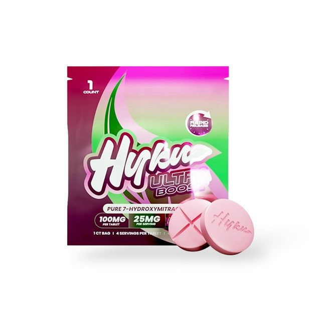 HYKU ULTRA BOOST 100MG TABLET SINGLE COUNT (15CT DISPLAY)