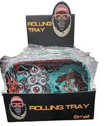 IDGAF METAL ROLLING TRAYS (ST200) ASSORTED DESIGNS