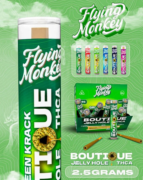 FLYING MONKEY BOUTIQUE THCA JELLY HOLE 2.5 GRAM EACH (20CT DISPLAY)