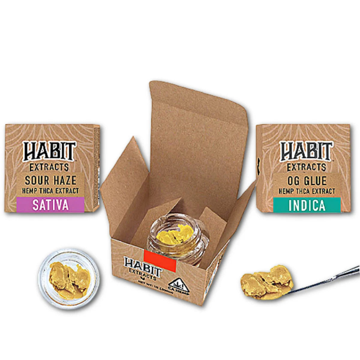 HABIT EXTRACTS 1 GRAM HEMP THC-A EXTRACT CONCENTRATE