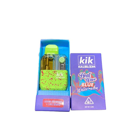 KIK KALIBLOOM HEAT WAVE + LIQUID DIAMOND LIVE RESIN BLEND 4.2 GRAM DISPOSABLE
