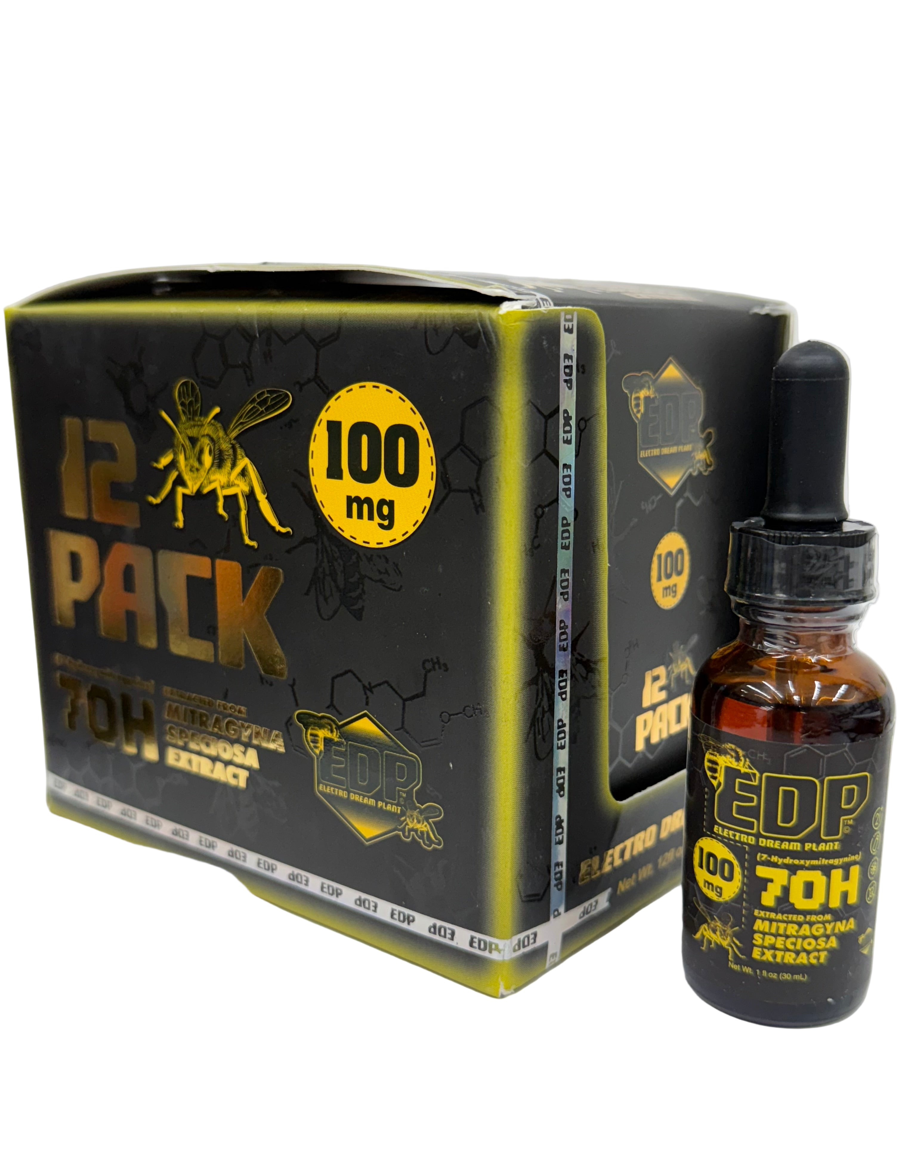 EDP ELECTRO DREAM PLANT (7-HYDROXYMITRAGYNINE) 100MG 30ML SHOT (12CT DISPLAY)