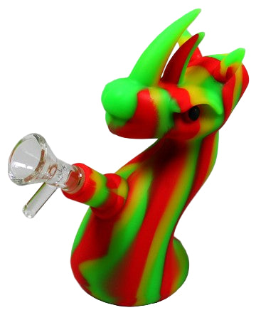 SILICONE WATER PIPE RHINO DESIGN