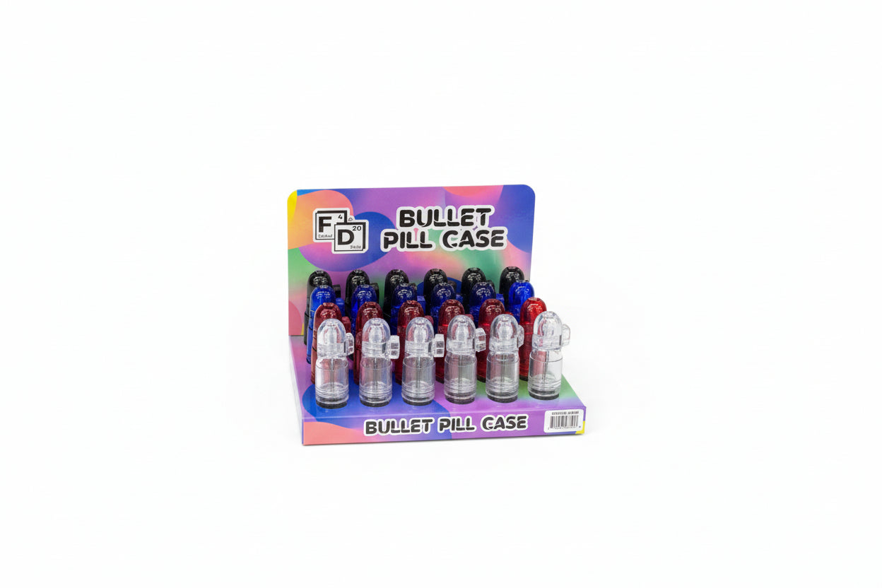 63MM BULLET PILL CASE (24CT BOX)