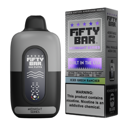 FIFTY BAR X MIDNIGHT SERIES 20K DISPOSABLE (5CT DISPLAY)