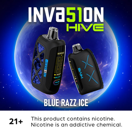 INVASION HIVE 50K 5% DISPOSABLE (5CT DISPLAY)