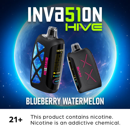 INVASION HIVE 50K 5% DISPOSABLE (5CT DISPLAY)