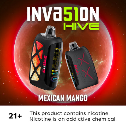 INVASION HIVE 50K 5% DISPOSABLE (5CT DISPLAY)