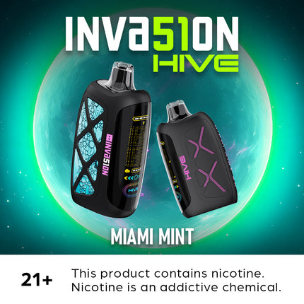 INVASION HIVE 50K 5% DISPOSABLE (5CT DISPLAY)