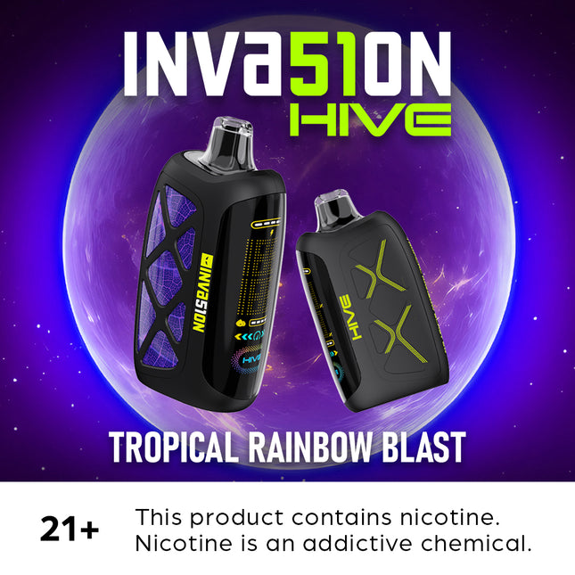 INVASION HIVE 50K 5% DISPOSABLE (5CT DISPLAY)