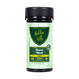 HIDDEN HILLS LIVE SUGAR D9 + THC-P + HTE 7500MG GUMMIES 30CT/JAR