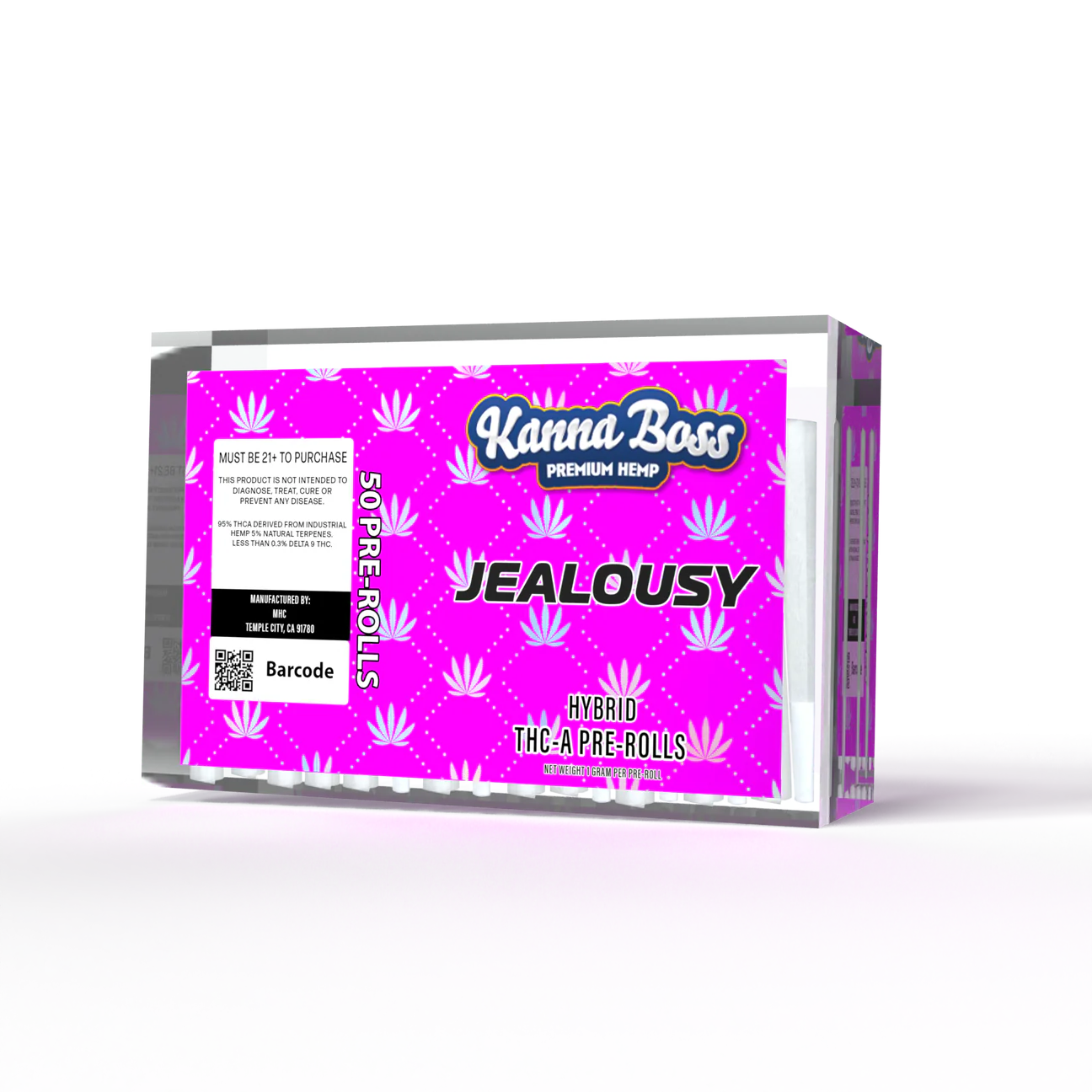 KANNA-BOSS 1 GRAM THC-A PRE-ROLL (50CT DISPLAY)