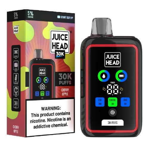 JUICE HEAD 30K NICOTINE DISPOSABLE CHERRY APPLE 810142925815
