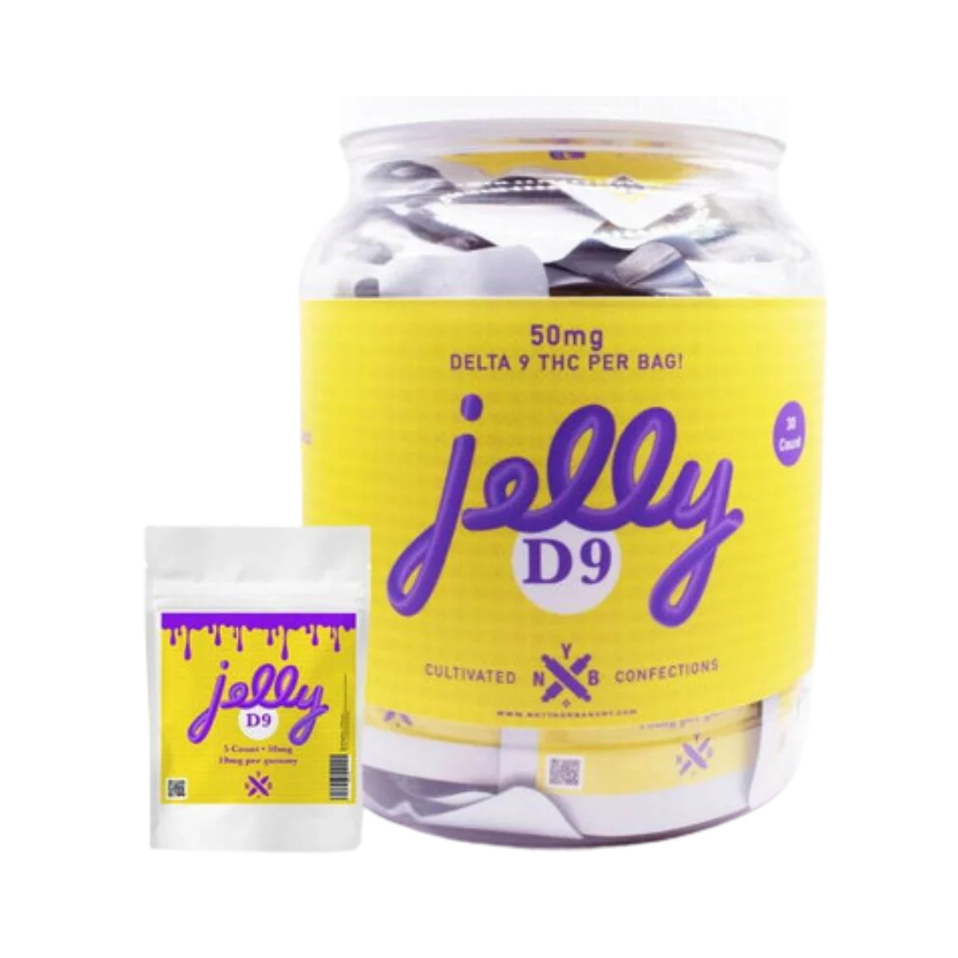 JELLY 1500MG D9 GUMMY JAR (30PK/JAR) | MIXED FRUIT