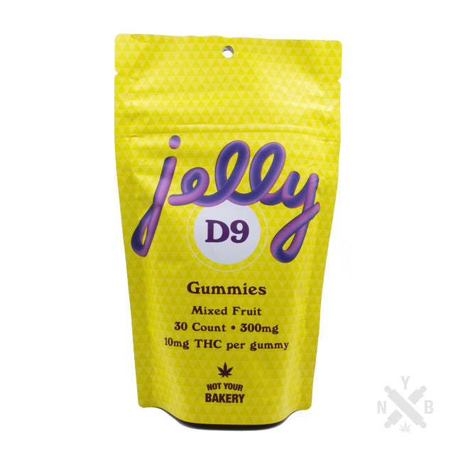 JELLY 300MG D9 GUMMY BAG (30CT/BAG) | MIXED FRUIT