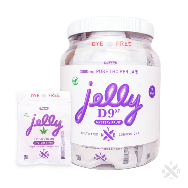 JELLY 3000MG D9XP GUMMY JAR (30PK/JAR) | MYSTERY FRUIT