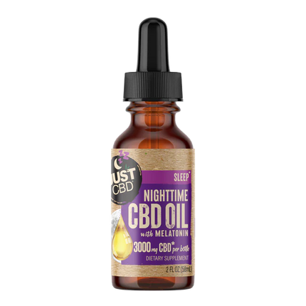 JUST CBD 3000MG NIGHT TIME OIL TINCTURE FULL SPECTRUM