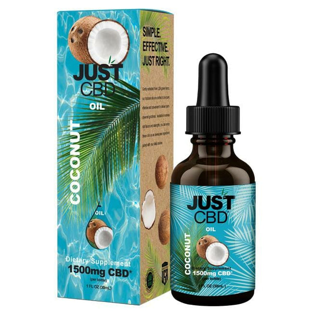 JUST CBD 3000MG COCONUT OIL TINCTURE