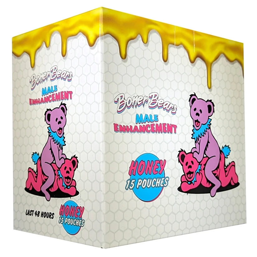 BONER BEAR MALE ENHANCEMENT HONEY 15 POUCHES/PACK