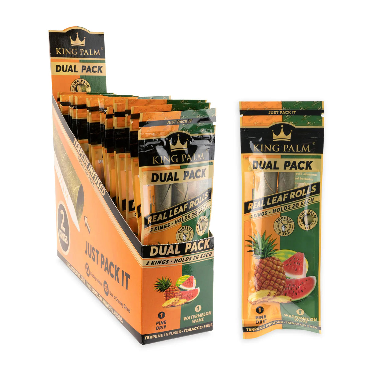 KING PALM CONES KING SIZE 2PK - 20CT