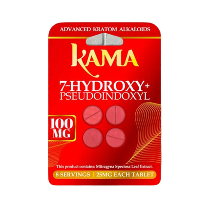 KAMA 7-HYDROXY + PSEUDO 10MG TABLET (4CT PACK)