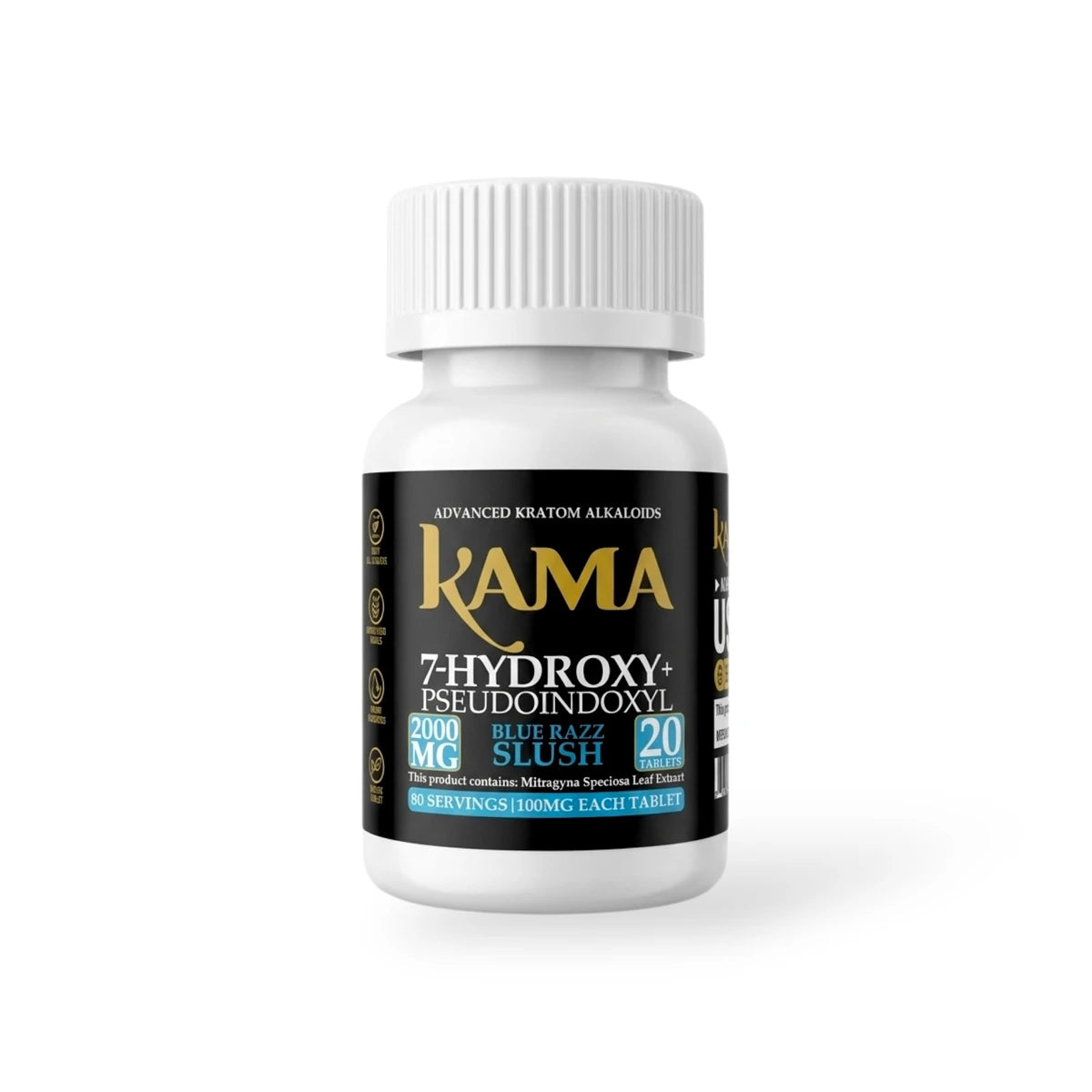 KAMA 7 HYDROXY + PSEUDO 100MG PER TAB (20/CT) (9CT BOX)
