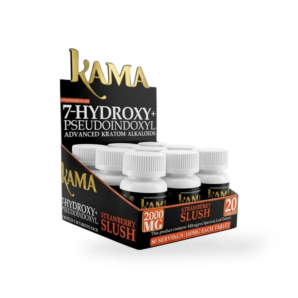 KAMA 7 HYDROXY + PSEUDO 100MG PER TAB (20/CT) (9CT BOX)