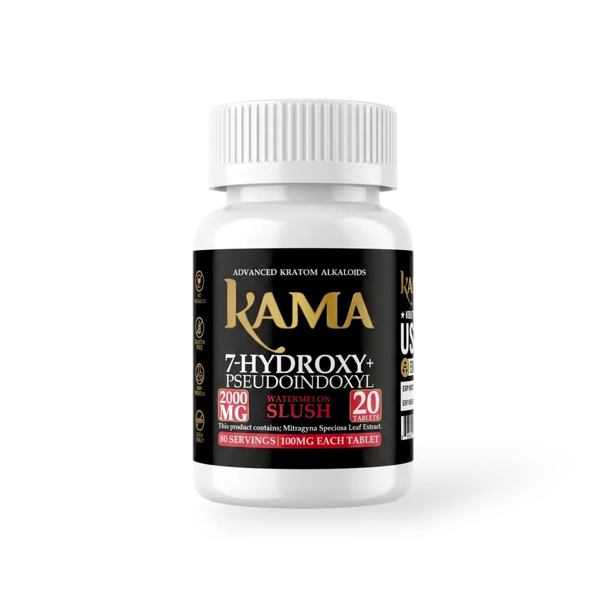 KAMA 7 HYDROXY + PSEUDO 100MG PER TAB (20/CT) (9CT BOX)