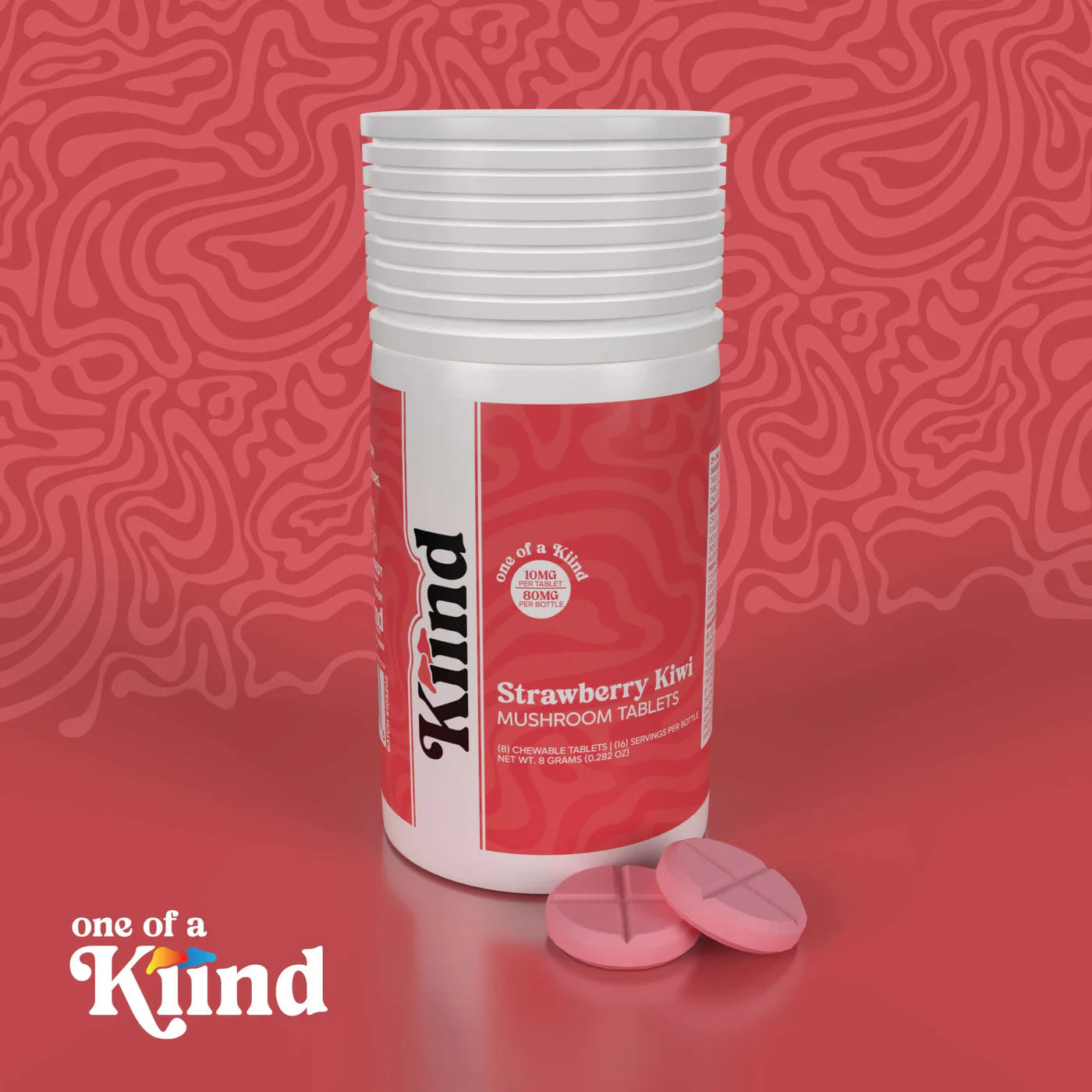 KIIND MUSHROOM TABLETS 10MG PER TAB (8CT BOTTLE)