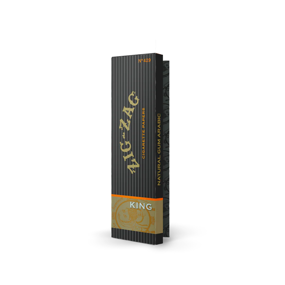 ZIG-ZAG ROLLING PAPERS KING (24CT/DISPLAY) | NATURAL GUM