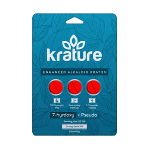 KRATURE 7-HYDROXY + PSUEDO 30MG PILL (3CT PACK)
