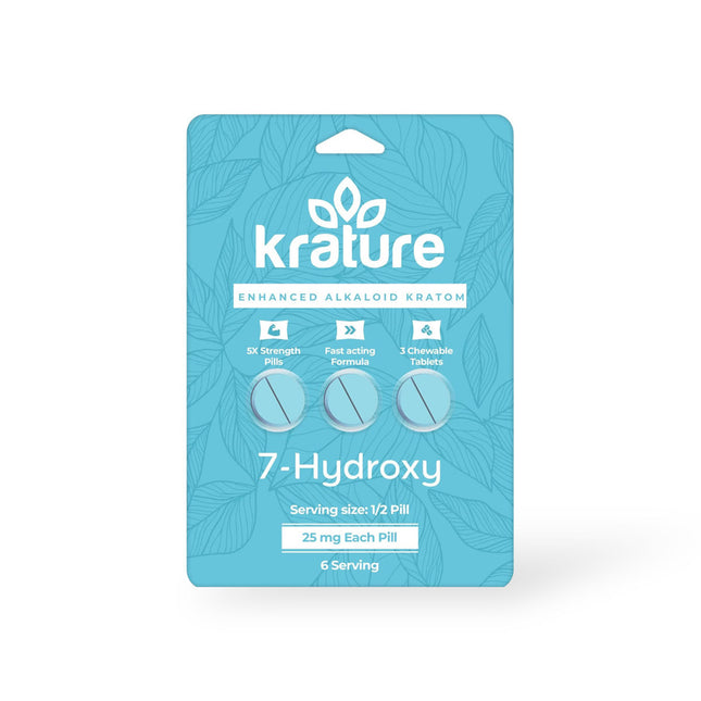 KRATURE 7-HYDROXY 25MG PILL (3CT PACK)