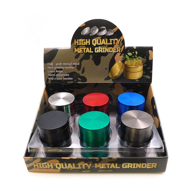 LARGE BLOCK MANUAL METAL GRINDER (ASSORTED COLORS) Default Title LARGEBLOCKMANUALGRINDER