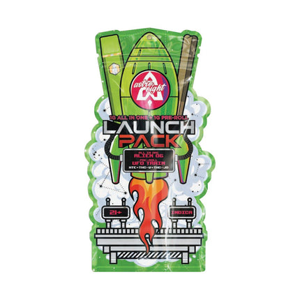 LAUNCH PACK BY ASTRO EIGHT (HTE + THC-V + THC-JD) (1G DISPOSABLE + 1G PRE ROLL) ALIENG OG & UFO TRAIN (INDICA) 700433944000