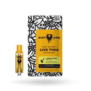 BLACK SHEEP HIGH POTENCY LIVE THCA 2G CART
