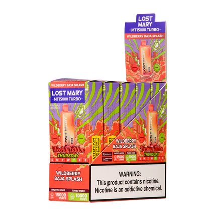 LOST MARY MT15000 TURBO 5% DISPOSABLE 5CT/PACK