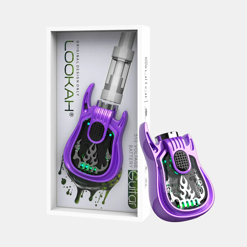 LOOKAH GUITAR DESIGN 350MAH 510 CARTRIDGE PREHEAT VAPE BATTERY