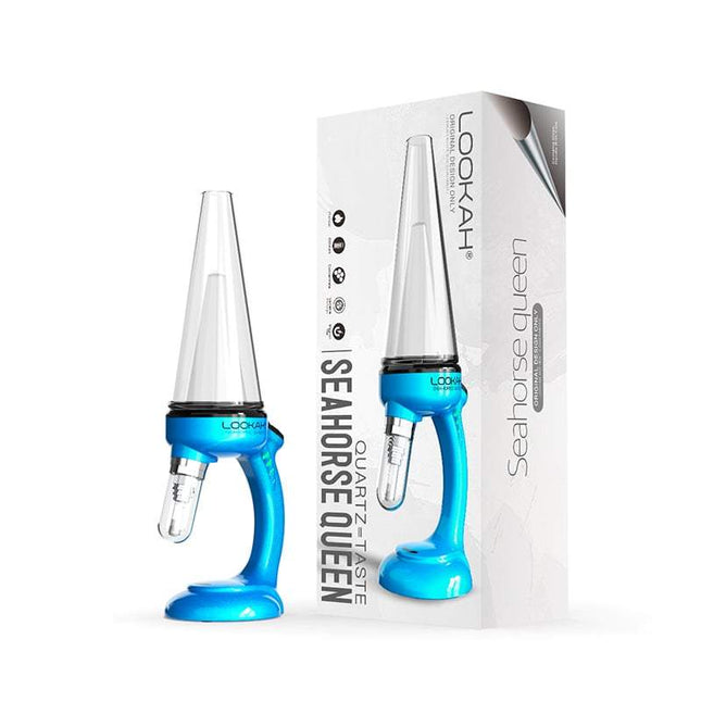 LOOKAH SEAHORSE QUEEN VAPORIZER KIT BLUE 810134120105