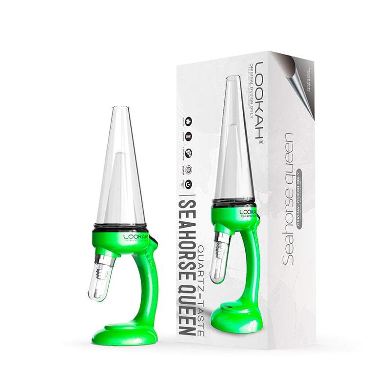 LOOKAH SEAHORSE QUEEN VAPORIZER KIT GREEN 810134120112