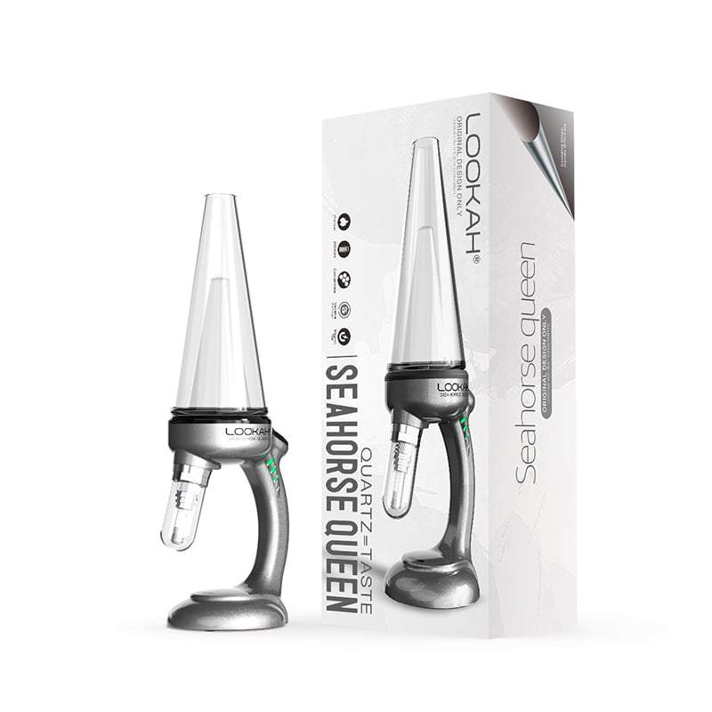 LOOKAH SEAHORSE QUEEN VAPORIZER KIT GREY 810134120150