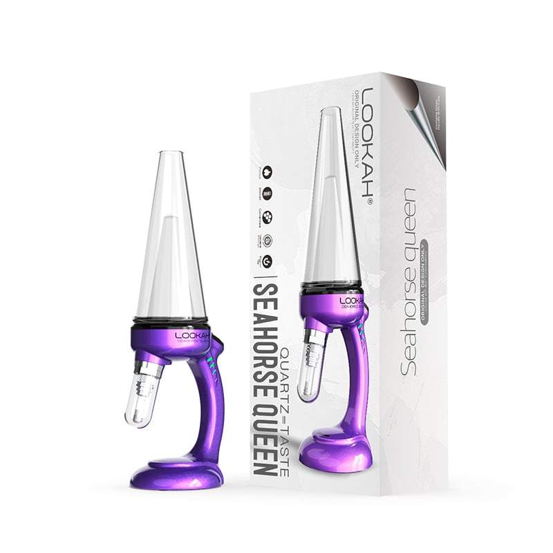 LOOKAH SEAHORSE QUEEN VAPORIZER KIT PURPLE 810134120136