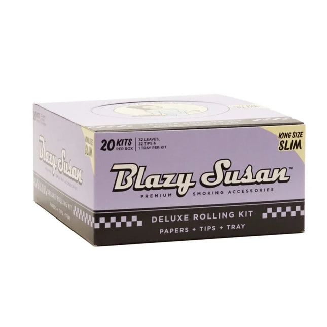 BLAZY SUSAN KING SIZE SLIM DELUXE ROLLING KIT 20PK | PURPLE