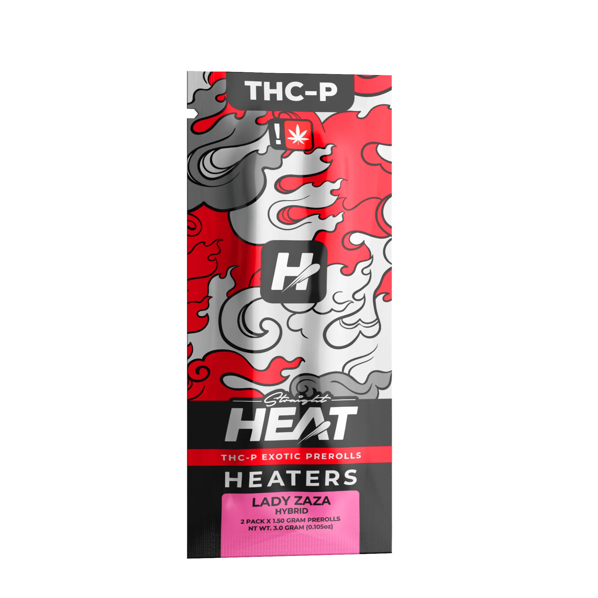 STRAIGHT HEAT EXOTIC THC-P PRE-ROLLS 1.5G EACH (2CT PACK)