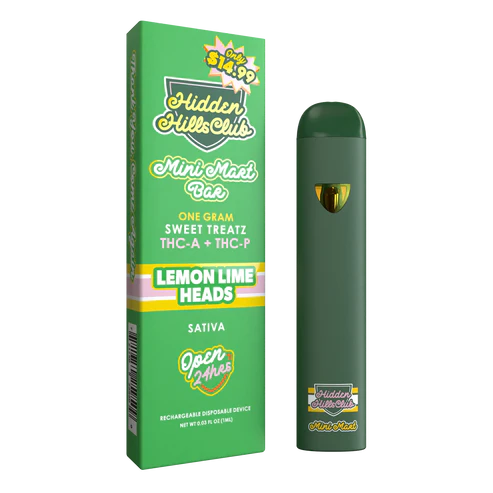 HIDDEN HILLS MINI MART BAR THC-A + THC-P 1 GRAM DISPOSABLE