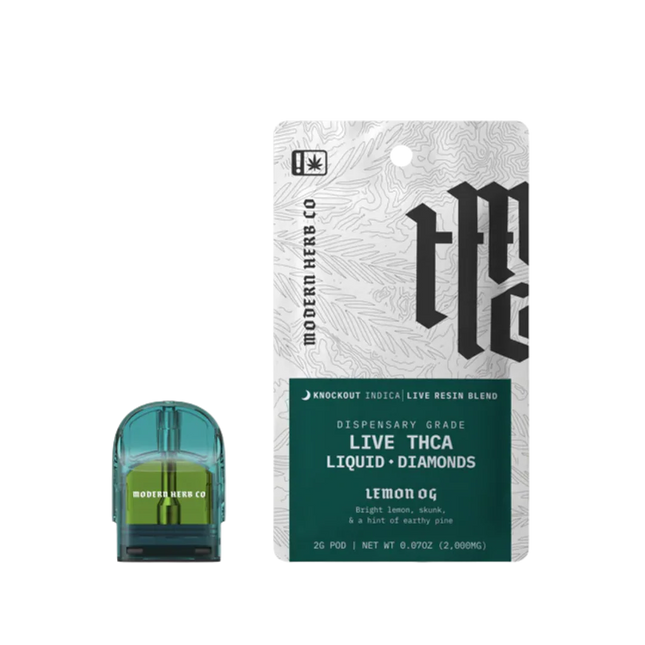 MODERN HERB CO LIVE THCA LIQUID DIAMONDS 2G POD REFILL