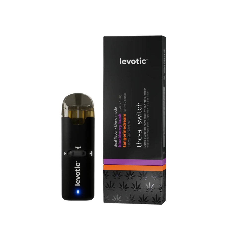 LEVOTIC THC-A DUAL FLAVOR + BLEND MODE 3G DISPOSABLE
