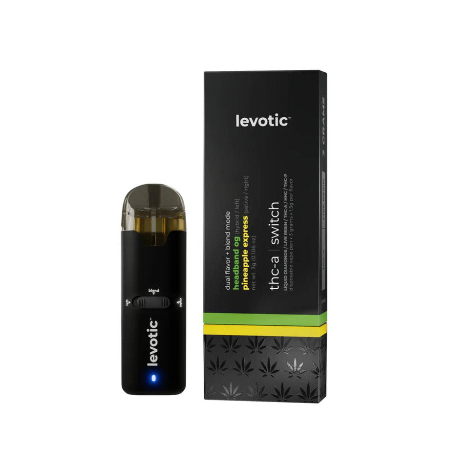 LEVOTIC THC-A DUAL FLAVOR + BLEND MODE 3G DISPOSABLE